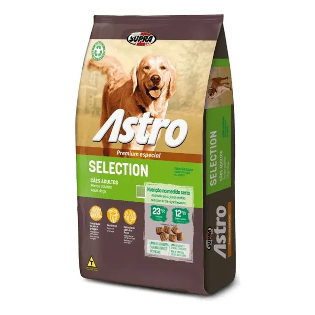 Alimento Astro Perro Adulto Selection 14 Kg + 3 Kg