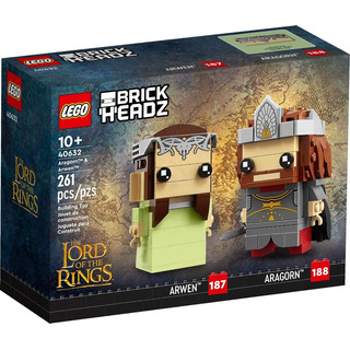 Lego Brickheadz Aragorn & Arwen (40632) El Señor De Los Anil Lego Brickheadz Aragorn & Arwen (40632) El Señor De Los Anil