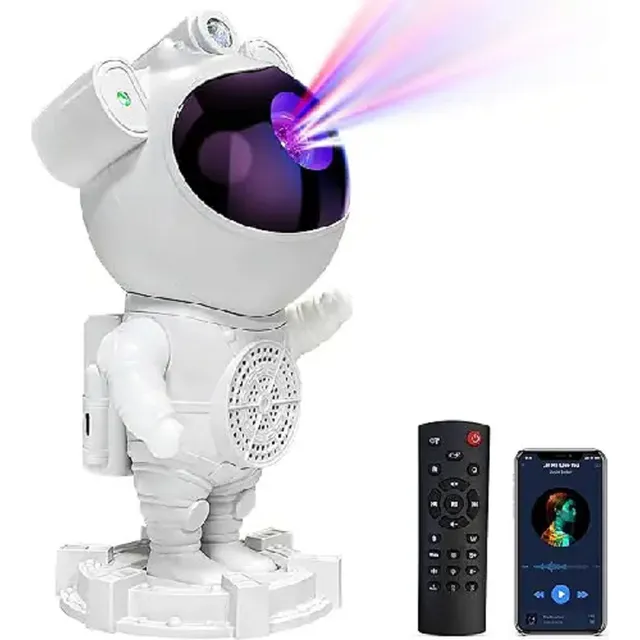 Proyector Astronauta Estrella, Galaxia,luna C/ Bluetooht.lv