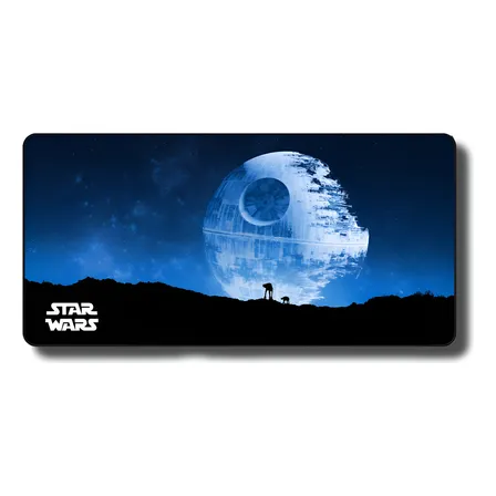 Mouse Pad Gamer Star Wars Estrella De La Muerte 80x40 Cm