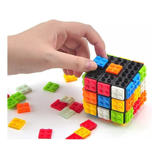 Cubos Rubik 3x3 Uso Profesional Bloques Legó Desarmable Cubo Cubos Rubik 3x3 Uso Profesional Bloques Legó Desarmable Cubo