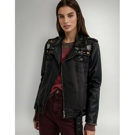 Chaqueta Denim Modelo Merx Marca Desigual En Talla 36 (calce Regular Holgado) Con Despacho Incluido