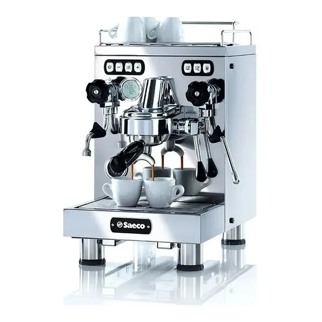Cafetera Expresso Profesional Saeco Se50 Manual Vapor Color Plateado