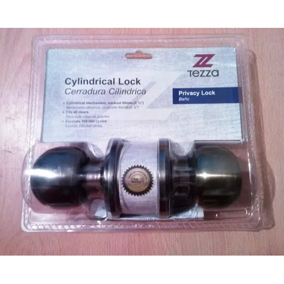 Cerradura De Pomo Tezza Para Baño Excelente Calidad Precio