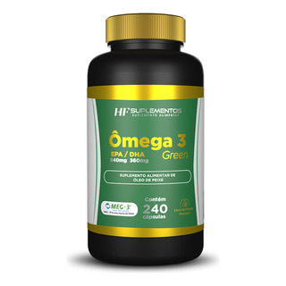 Omega 3 Green Hf Suplementos 240 CĂĄpsulas Sem Sabor Em Pote Omega 3 Green Hf Suplementos 240 CĂĄpsulas Sem Sabor Em Pote