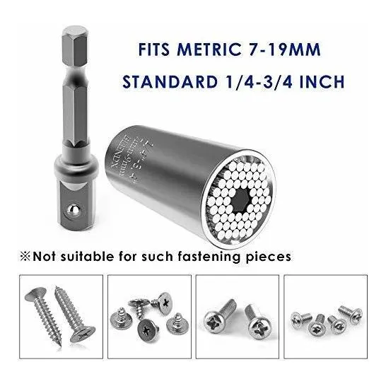 Herramienta Zocalo 1 4  3 7mm To19mm Ratchet Set With