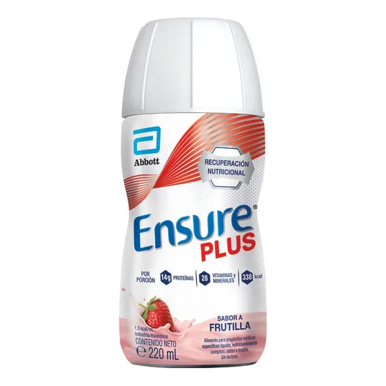 Ensure Plus Sabor Frutilla X 220 Ml