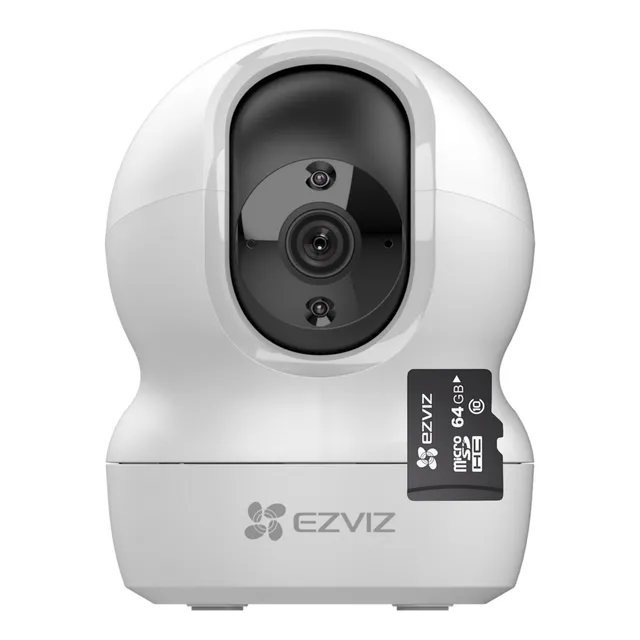 Cámara De Seguridad Robótica Wifi Para Hogar + Microsd 64gb