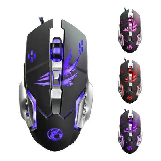 Mouse Raton Gamer Profesional Optico Tinji Tj-10 Alambrico