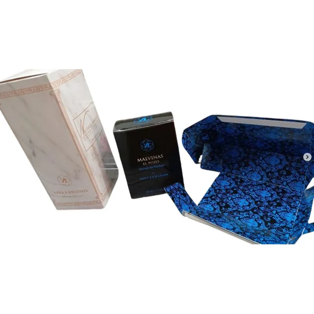 Packaging Caja Joyeria Sobre Eliptica Almohada Perfume Aceit