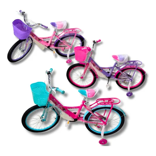 Bicicleta Barbie Rin 20 Modelos Variados Cesta Y Timbre