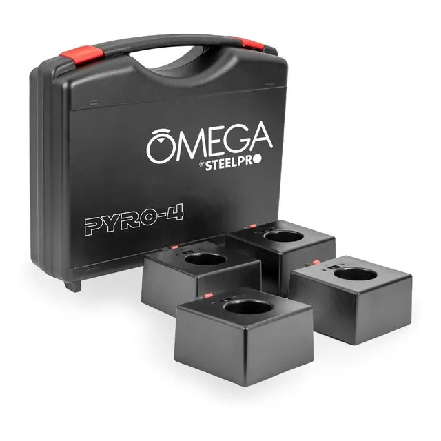 Set De 4 Detonadores Inalambricos Omega Steelpro - Pyro-4