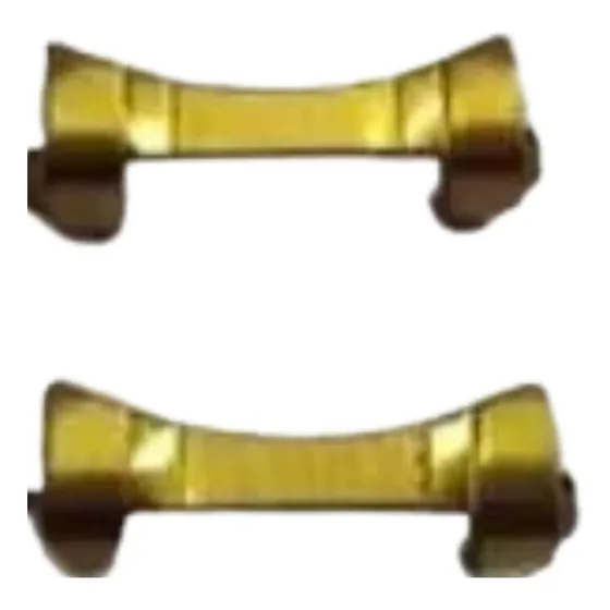 Kit Com 2 Terminal De Pulseira Dourado  Escolha O Tamanho  