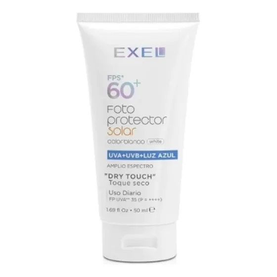 Exel Fotoprotector Solar Fps 60. Uva + Uvb + Luz Azul 50ml
