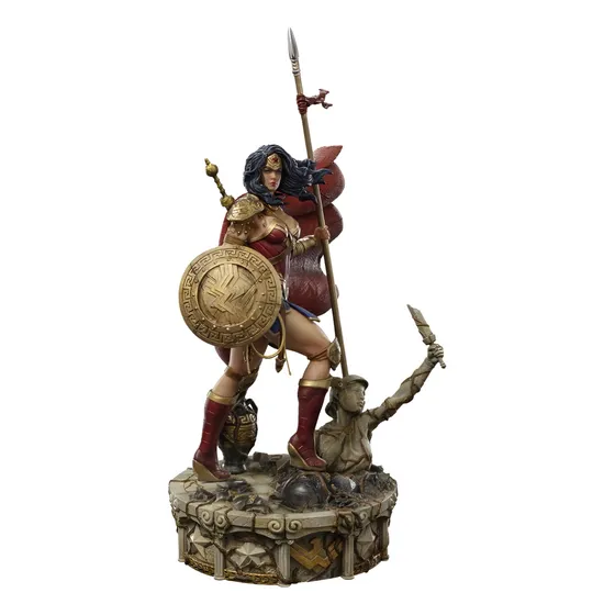 Estátua Wonder Woman Unleashed Deluxe - Dc Comics - 1/10