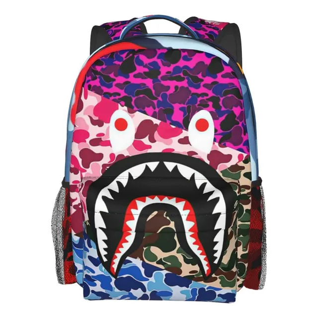 Mochila Con Dientes De Tiburón Vkaxopt Mochilas De Viaje