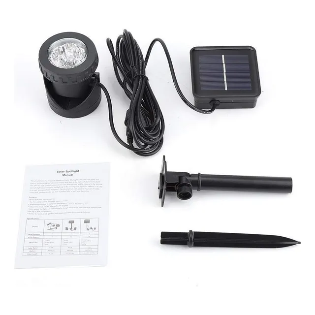 Ftvogue Lampara Submarina Energia Solar 6led Foco Luz Blanca