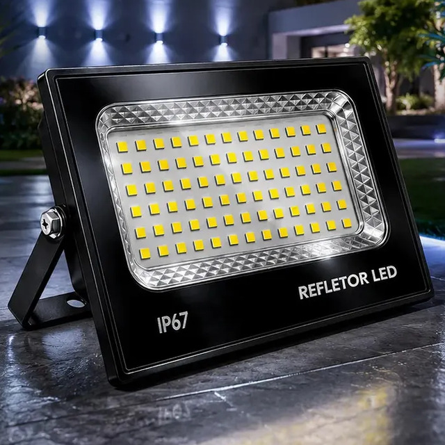 Kit 3 Refletores LED Double Wise 300W Branco Frio 6500K IP67 Montável Kit 3 Refletores LED Double Wise 300W Branco Frio 6500K IP67 Montável
