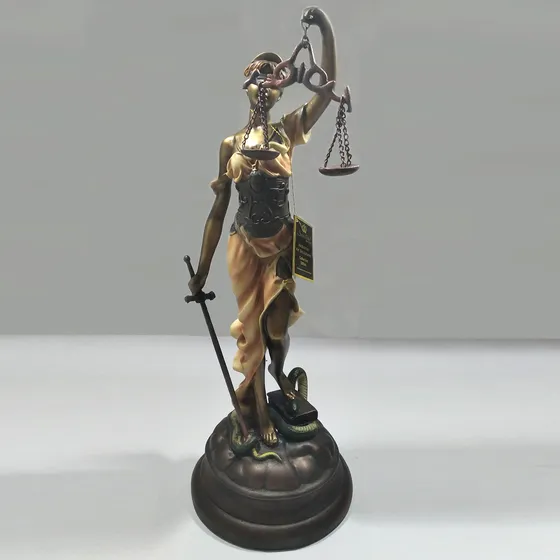 Figura De Diosa Temis Santini Alabaster Art Sculptures Nueva