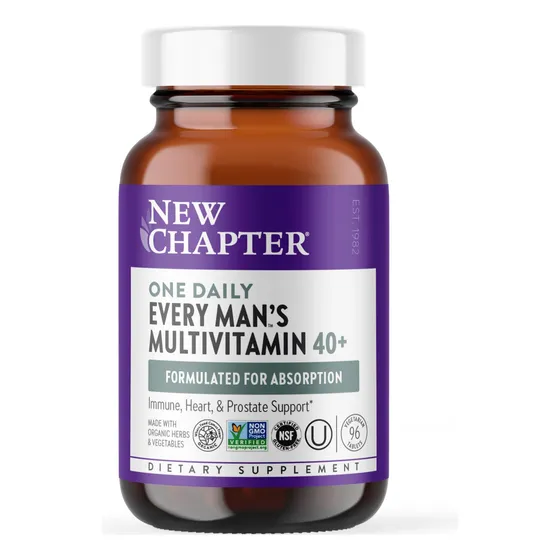 Multivitamínico New Chapter Every Man's One Daily 40+ 96 Uni