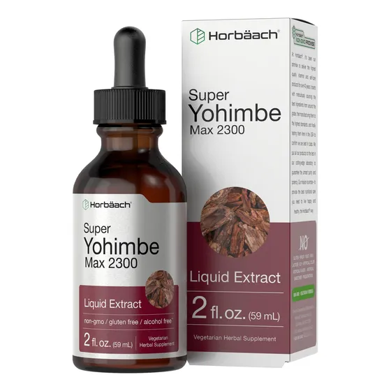 Extracto Líquido De Corteza De Yohimbe 60 Ml Gotas Tintura P