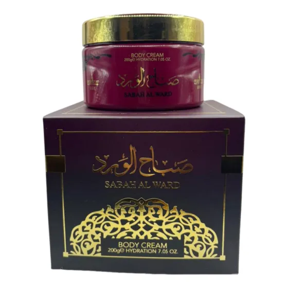 Creme Corporal Hidratante Pasta Sabah Al Ward Isabelle 200ml