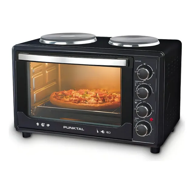 Horno Electrico Punktal 2 Anafes Asadera Timer 48 L Kirkor