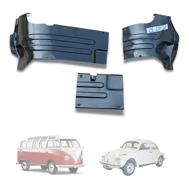 Conjunto Chapas Protetoras Motor Fusca Kombi 1300 1500 1600