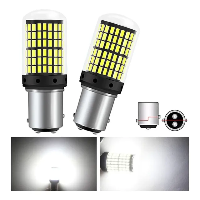 M-Tech Z16 Ampoule BAY15D 12 V 21 P21/5 W Rouge, Rouge, Set de 10