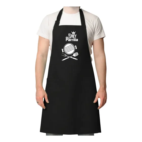 Delantal Rey De La Parrilla Regalo ,asador- Chef
