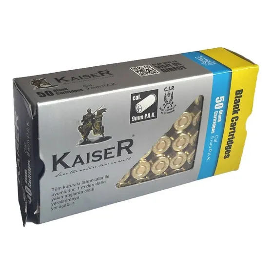 Bala Fogueo Kaiser 9mm (50un) R&b Center!