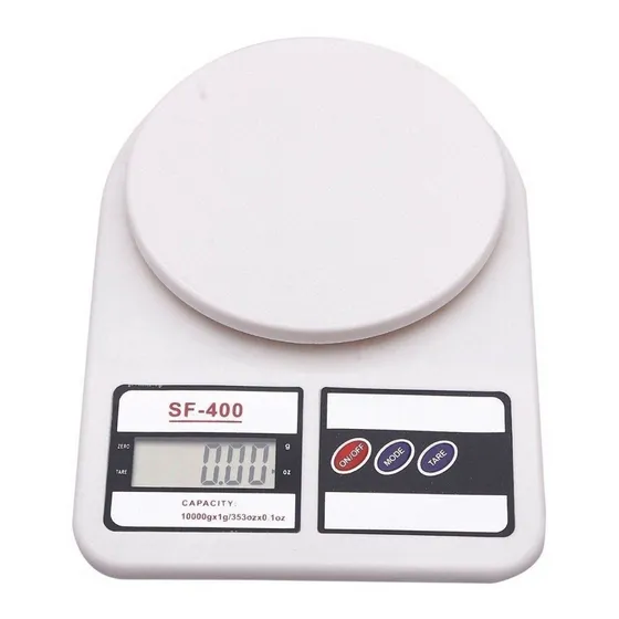 Peso Balanza Digital Portatil De Cocina 10kg/1g Sf-400 Sd