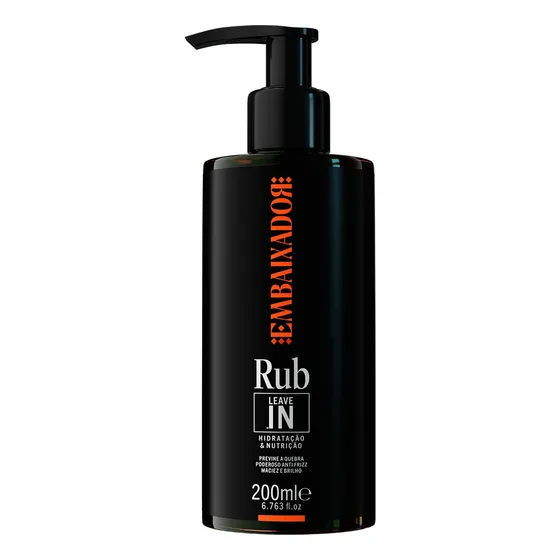 Leave-in De Hidratação E Nutrição Rub Embaixador 200ml