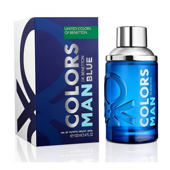 Perfume Benetton Colors Man Blue 100ml Original Oferta Febo