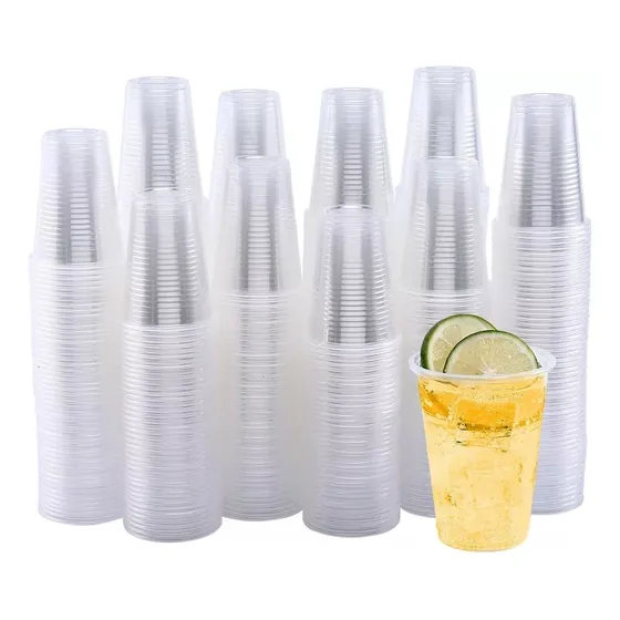 Vaso Plastico Descartable Stendy 200cc Transparente Liviano Pack X100 Unidades
