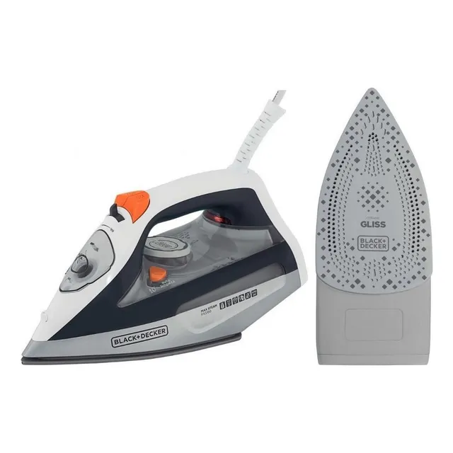 Ferro A Vapor Black E Decker Max Steam Cinza 127v - Fx3100 