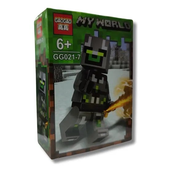 Juguete Figura Armable Mundo Cuadrad Compatible Con L E G O 