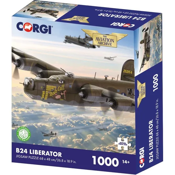 Aviación Militar Corgi B24 Liberator De La Segunda Guerra Mu
