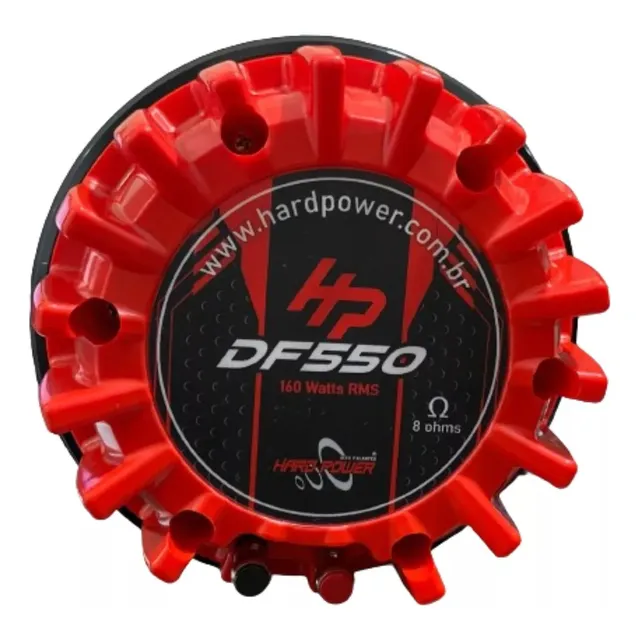 Driver Fenolico Hard Power Hp Df 550 160w Rms 8ohms Vermelho