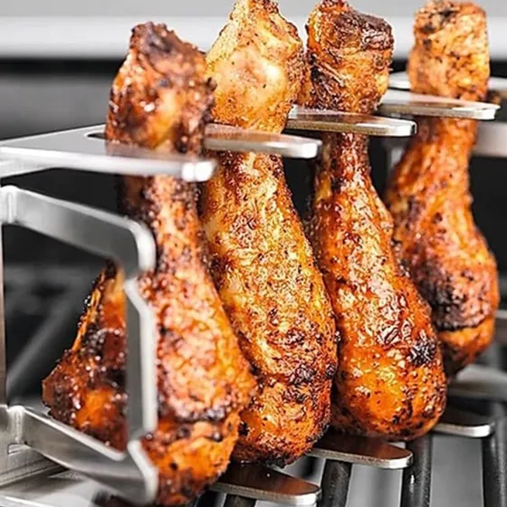 Espetinhos Shish De Aço Inoxidável Para Kebab Rack Universal