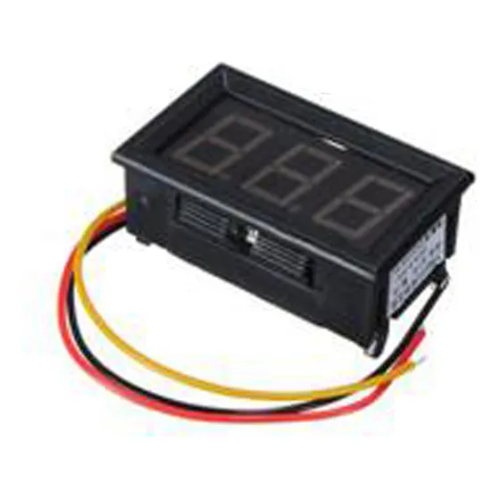 Display Medidor De Voltaje Digital C/ Display Rojo Radox 535