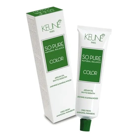 Keune So pure color 4 castanho medio natural 60ml