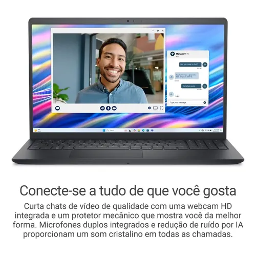 Notebook Dell Inspiron 15.6 Fhd Amd Ryzen 5 8gb 256gb Ssd Cor