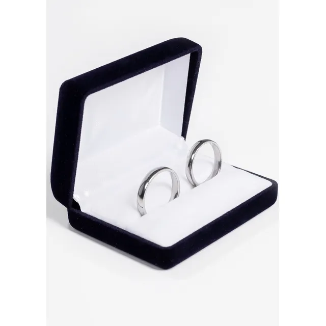 Alianzas Anillos Compromiso Boda Acero Quirúrgico - Parejas