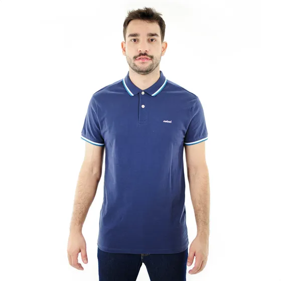 Camisa Polo Masculina Colcci Listras Gola Polo Sofisticada