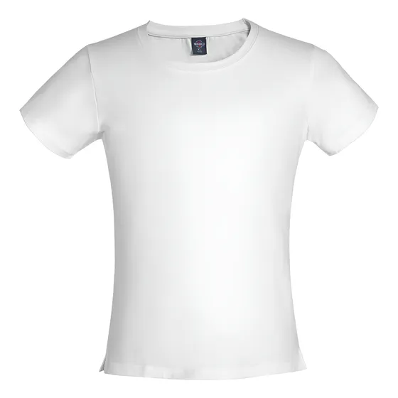 Polera De Algodón Manga Corta Para Estampar Mujer S M L Y Xl