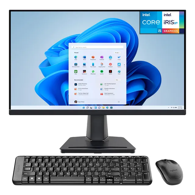 Computadora Asus Nuc 12 Pro Intel Core I5 1240p 20gb Ram 512gb Ssd Monitor 21.5 Teclado Mouse Logitech