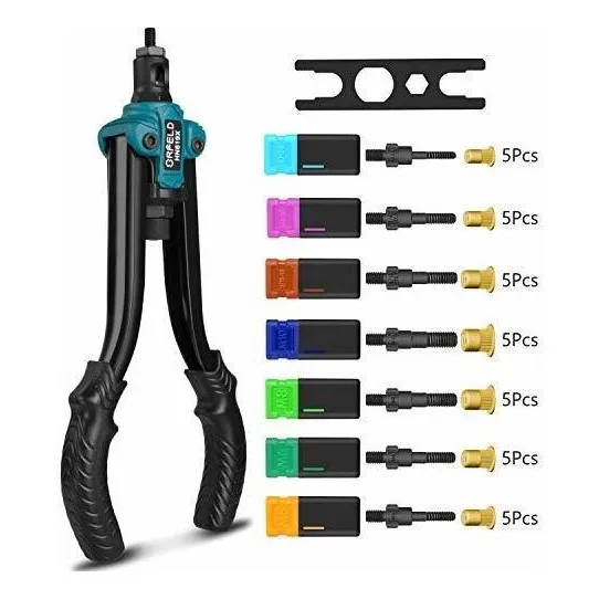 Tuerca Remache 13.0 in Kit Profesional 7 Mandrile Sae