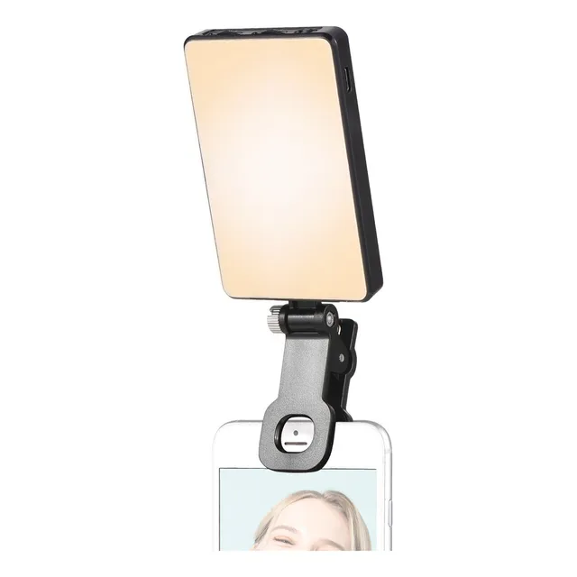 Luz De Vídeo Led Andoer Pocket Com Clipe De Tela Para Comput
