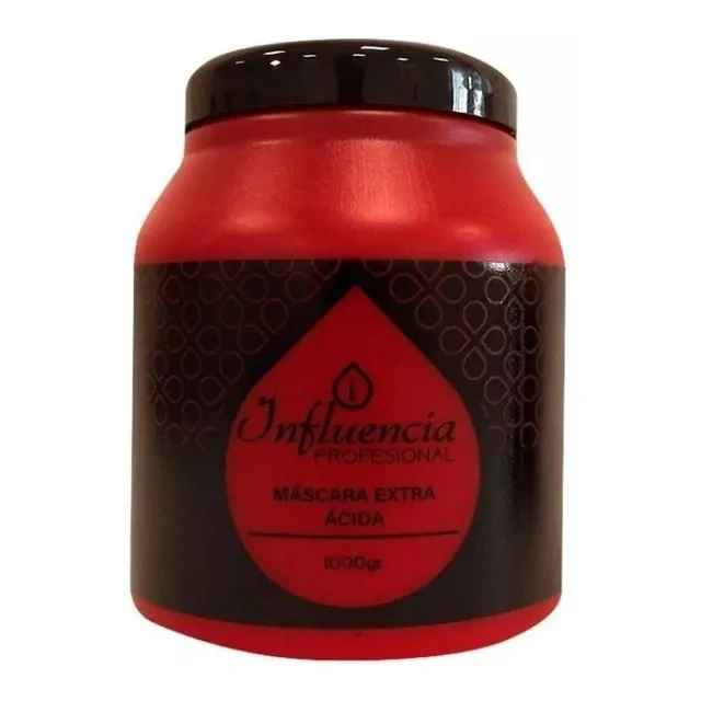 Mascara Extra Acida Baño De Crema Influencia Capilar 1000gr 